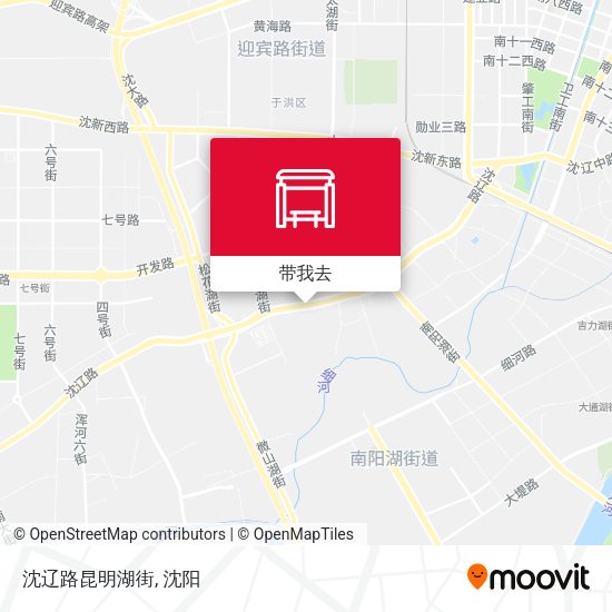 沈辽路昆明湖街地图