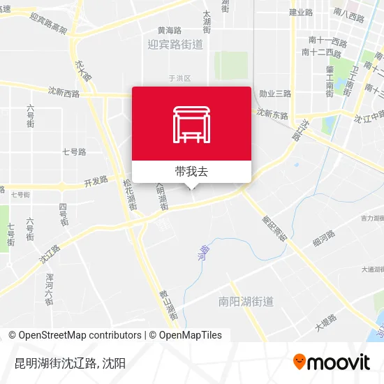 昆明湖街沈辽路地图