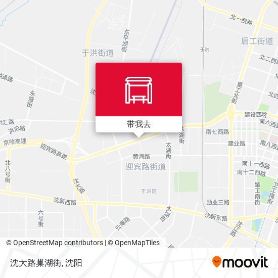 沈大路巢湖街地图