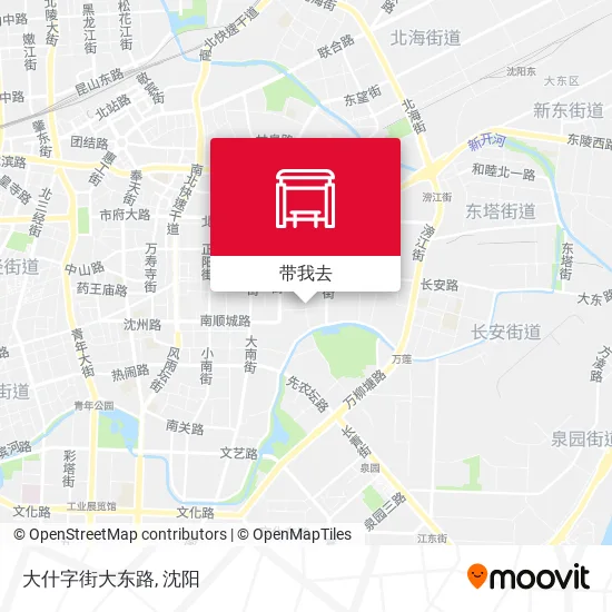 大什字街大东路地图