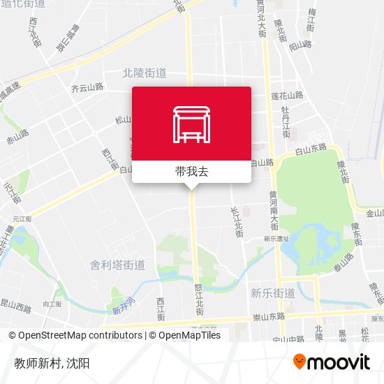 教师新村地图