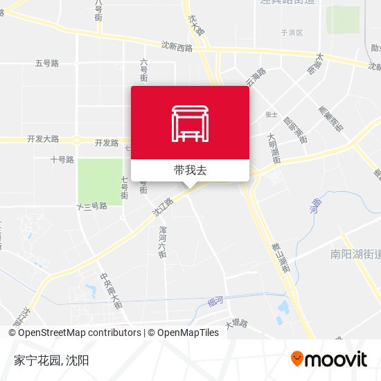 家宁花园地图