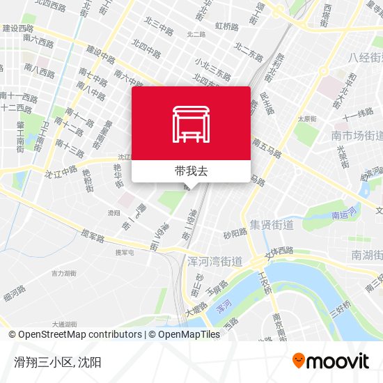 滑翔三小区地图