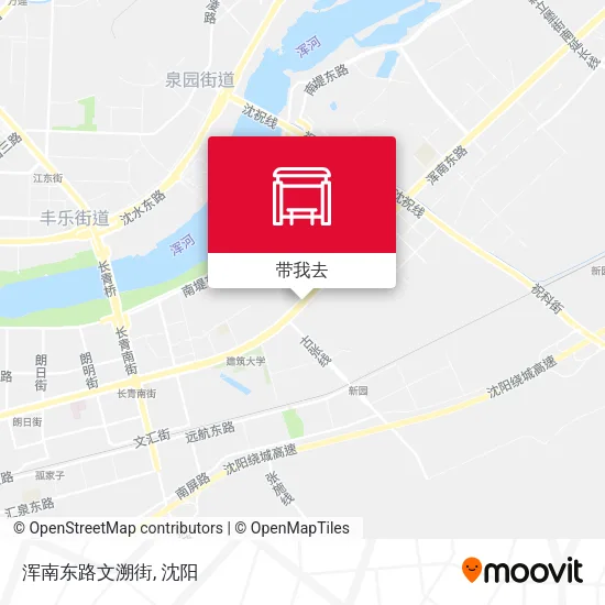 浑南东路文溯街地图