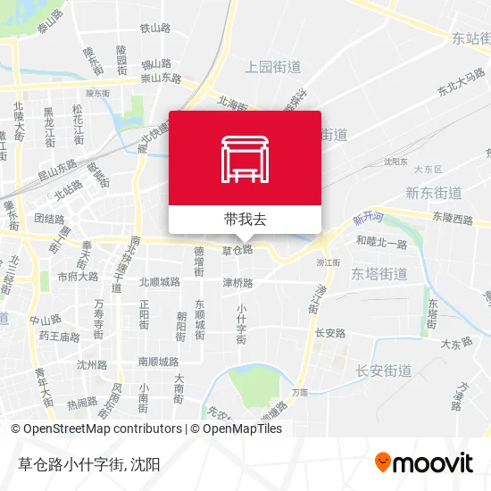 草仓路小什字街地图