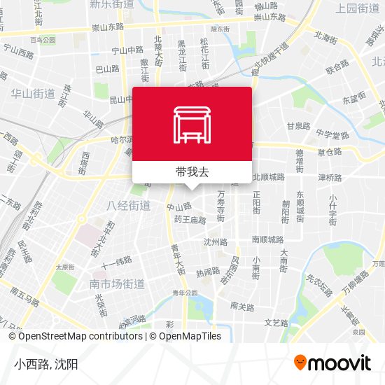 小西路地图