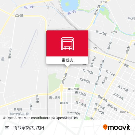 重工街熊家岗路地图