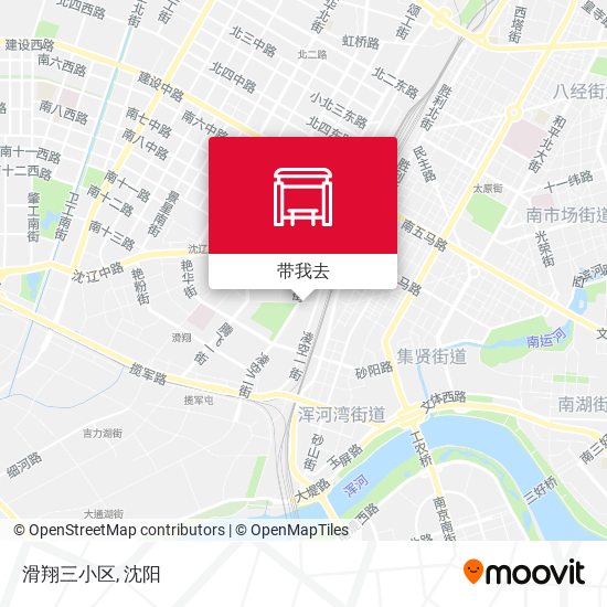 滑翔三小区地图