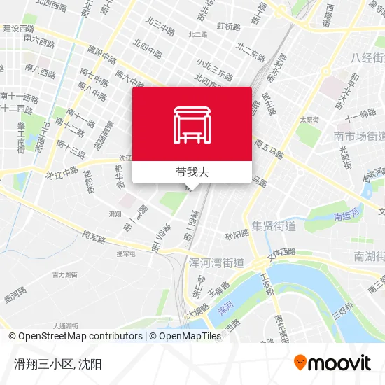 滑翔三小区地图