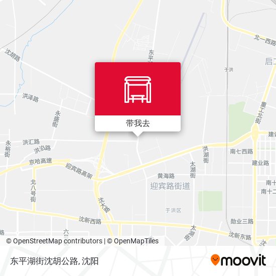 东平湖街沈胡公路地图