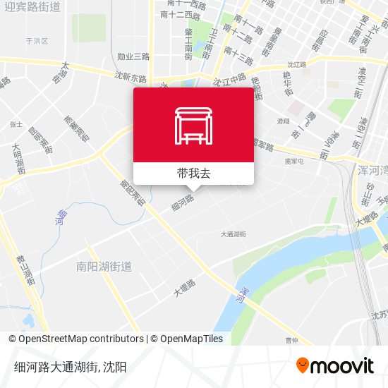 细河路大通湖街地图