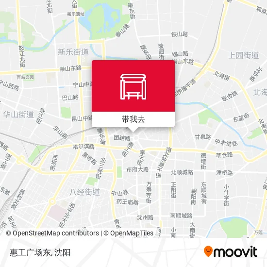 惠工广场东地图