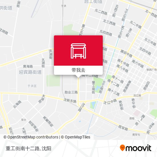 重工街南十二路地图