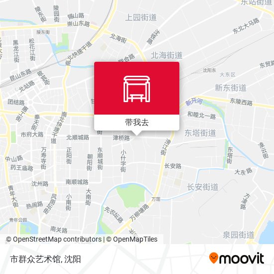 市群众艺术馆地图