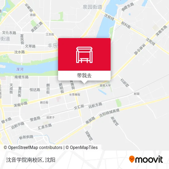 沈音学院南校区地图