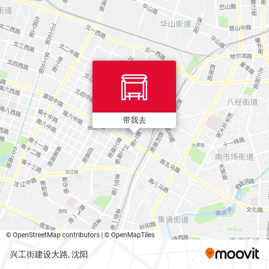 兴工街建设大路地图