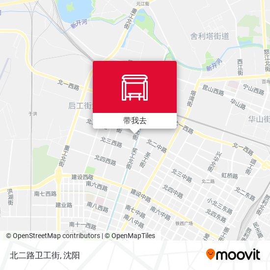 北二路卫工街地图