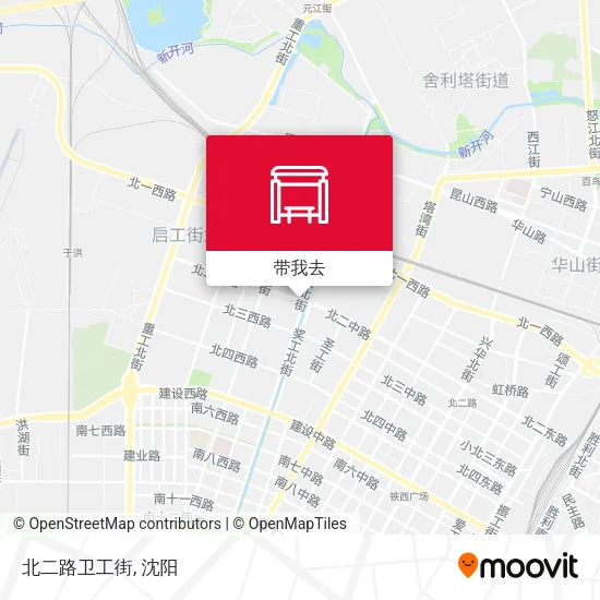北二路卫工街地图