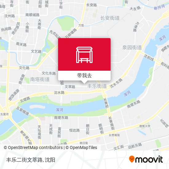 丰乐二街文萃路地图