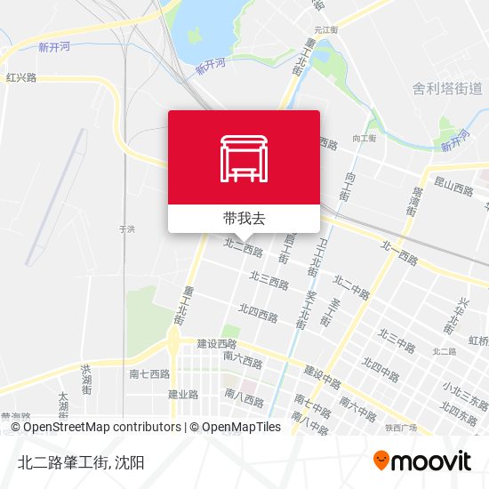 北二路肇工街地图