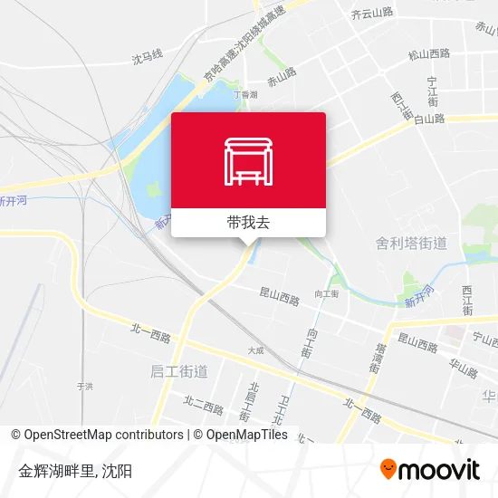 金辉湖畔里地图