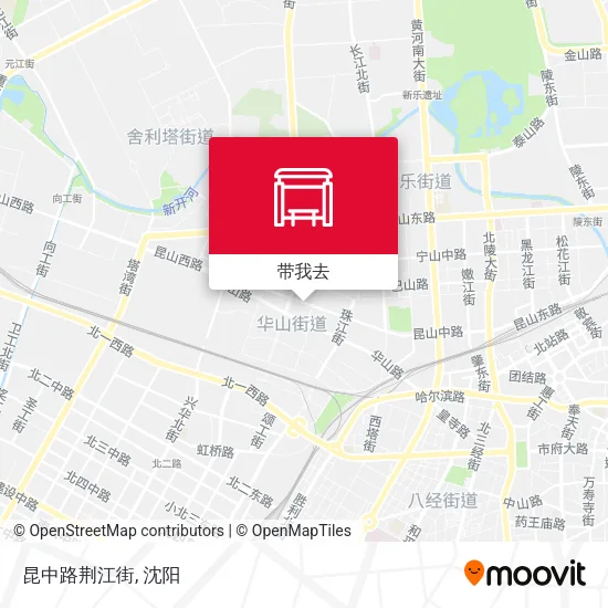 昆中路荆江街地图