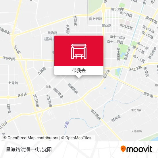 星海路洪湖一街地图