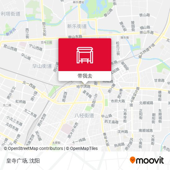 皇寺广场地图