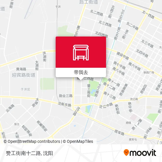 赞工街南十二路地图