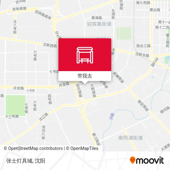 张士灯具城地图