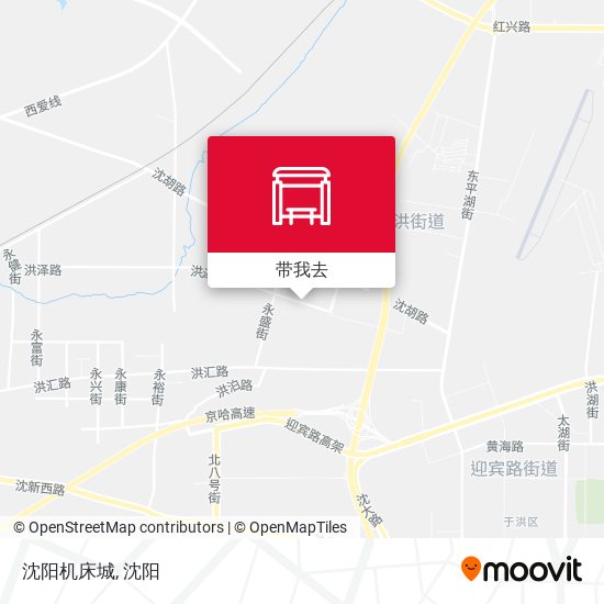 沈阳机床城地图