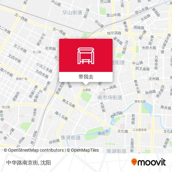 中华路南京街地图