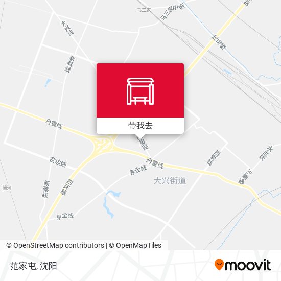 范家屯地图