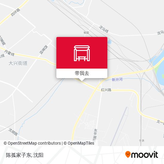 陈孤家子东地图