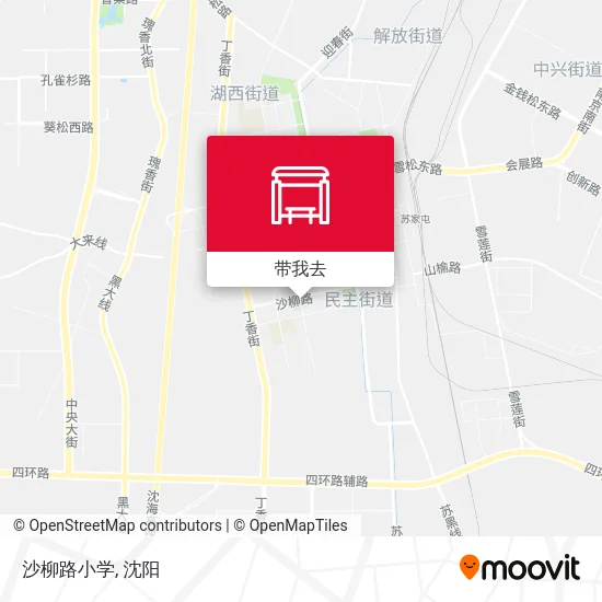 沙柳路小学地图