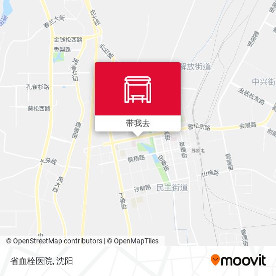 省血栓医院地图