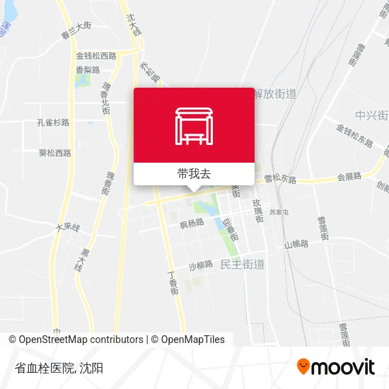 省血栓医院地图