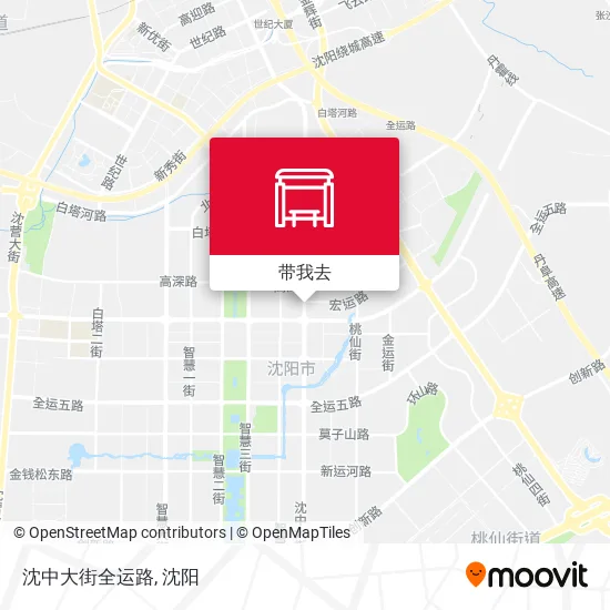 沈中大街全运路地图