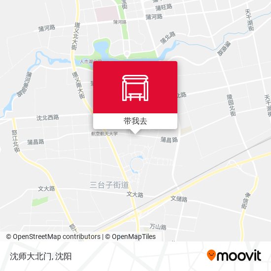 沈师大北门地图