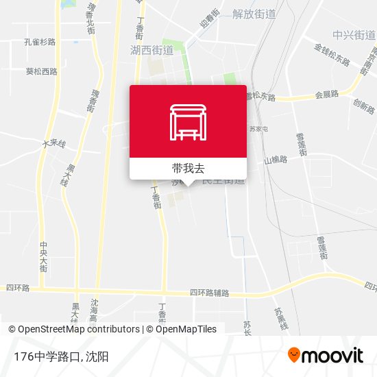 176中学路口地图