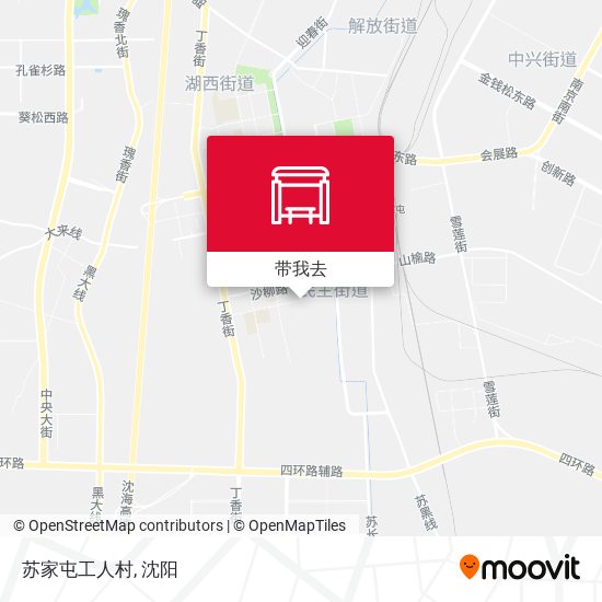 苏家屯工人村地图