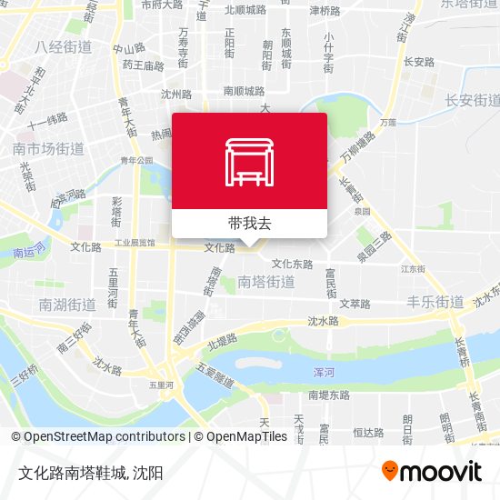 文化路南塔鞋城地图