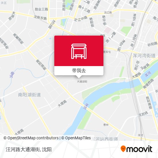 汪河路大通湖街地图