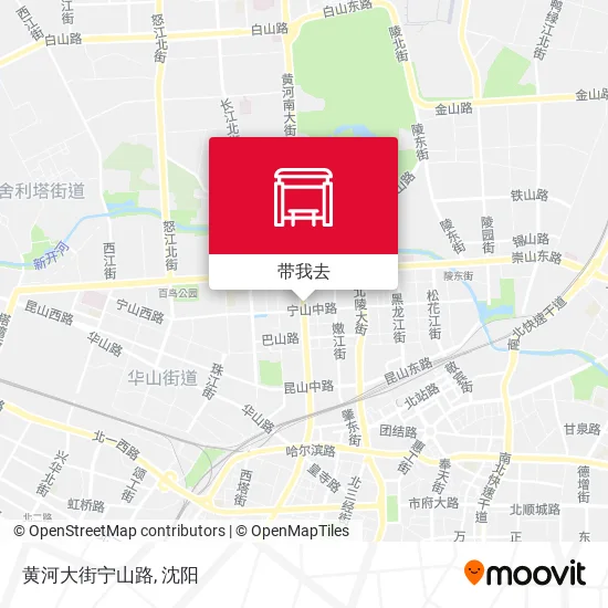 黄河大街宁山路地图
