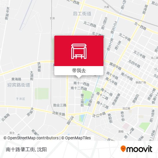 南十路肇工街地图