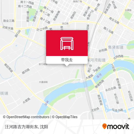汪河路吉力湖街东地图
