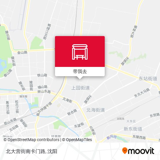 北大营街南卡门路地图