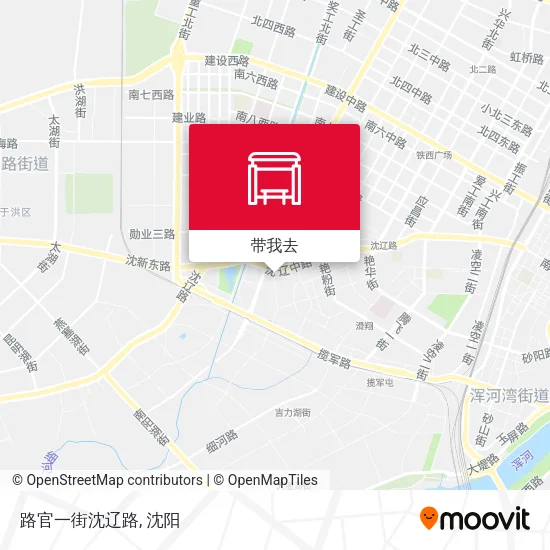 路官一街沈辽路地图