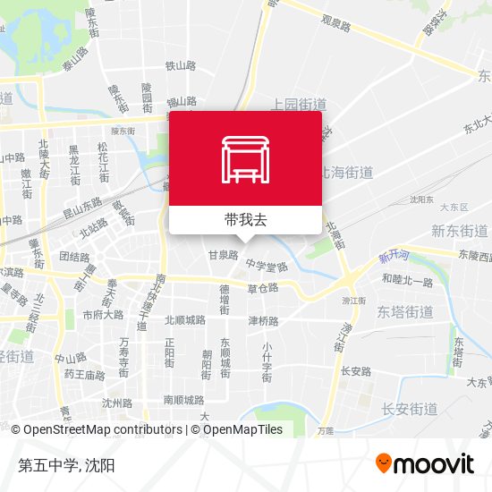 第五中学地图