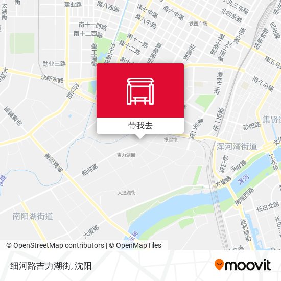 细河路吉力湖街地图